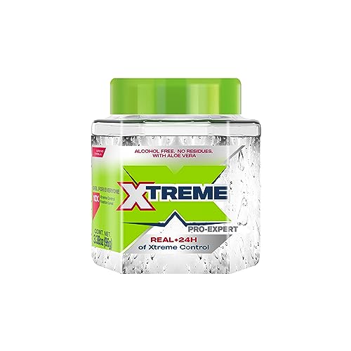 Xtreme Professional Hair Styling Gel, Clear, 10X Control Fixation Level, 8.81 oz, 3 Pack