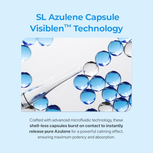 Le Nubele Azulene Cica Hyaluronic PDRN Capsule Standard Ampoule 02, Salmon DNA PDRN 3,000ppm, Peptide, Collagen Booster, Skin Rejuvenation, Hydrating, Acne Skin, Korean Skin Care 30ml/1.01 fl.oz.