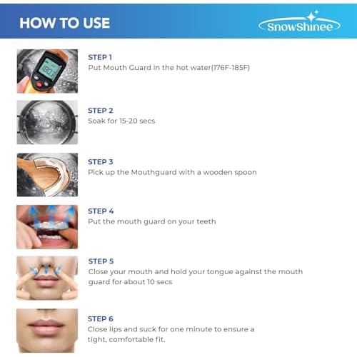 Mouth Guard: Upgraded Mouth Guard for Grinding Teeth at Night - Teeth Grinding Mouthguards for Sleeping - Mouthguards for Grinding of Teeth - Anti Grinding Guard - Night Guards for Teeth Grinding -4pc