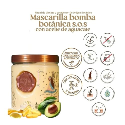 Ritual Bot?nico Keratina Org?nica | Treatment to Straighten, Repair and Relax Hair | All Natural, Organic & Vegan Ingredients | Product of Colombia | 2 Piece Kit
