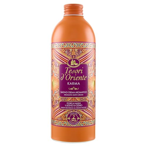 Tesori d'Oriente Karma Aromatic Body Wash with Nashi Flower and Cedar Wood 500 ml, 16.9 Fl Oz made in Italy [italian import]