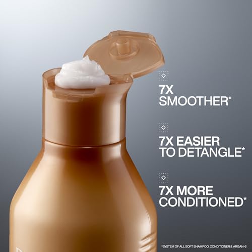 Redken All Soft Conditioner For Dry Hair - Moisturizes & Provides Intense Softness With Argan Oil, For All Hair Types