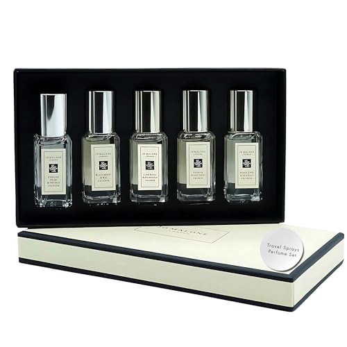 Jo Malone Cologne for Men and Women ? Fragrance Variety 5 Piece Mini Gift Set (0.30 oz Each)