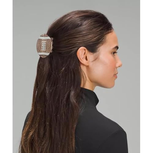 LILIE&WHITE 1PC American Football Hair Clips For Women Rugby Hair Claws Sports Hair Accessories Cute Non-Slip Sports Hair Barrettes Game Day Hair Clips