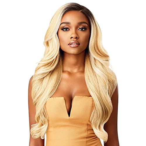 Outre Melted Hairline Lace Front Wig Frontal Effect Hairline Redesigned Comfortfit Ear Contour HD Transparent KAMALIA (DRFF2/CINMCH