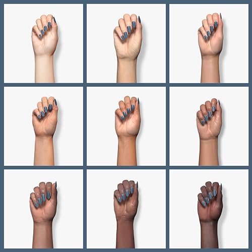 Sally Hansen Insta-Dri Nail Polish | Quick Dry, Long Lasting, Streak-Free Shine | Opaque, Shiny | 507 Time to Indi-go | Deep Indigo Blue Nail Color.