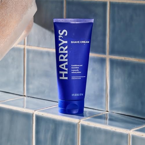Harry's Shaving Cream for Men with Aloe and Eucalyptus - (2 Pack) 6 oz - Conditions Skin and Softens Facial Hair for Shaving - Safe for Sensitive Skin