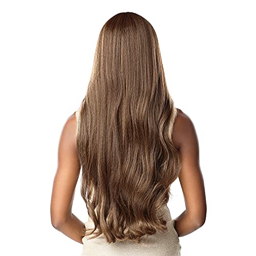 Sensationnel Butta Lace Wigs - Unit 14 Extra Wide 5 Inch Deep Parting Synthetic Preplucked Hairline Glueless Lacefront (BALAYAGEMOCHA)