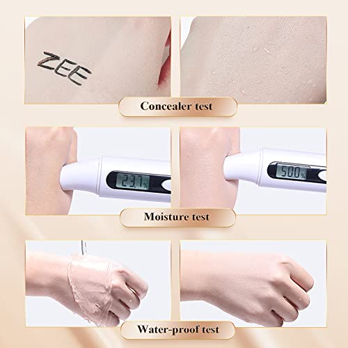 Mushroom Head Air Cushion CC Cream Strong Concealer, Moisturizing BB Cream Makeup Base Primer Even Skin Tone for All Skin Types, Face Makeup Cushion Foundation Long Lasting (Ivory)