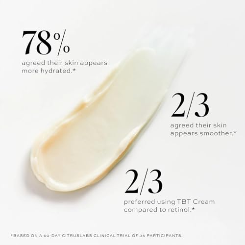 DIME Beauty TBT Cream, Anti-Aging Retinol Cream Alternative and Face Moisturizer with Bakuchiol, Lightweight Night Cream 1.7 oz / 50 ml