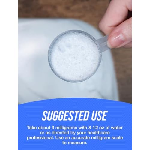 BulkSupplements.com Melatonin Powder - Pure Melatonin, Sleep Aid for Adults - Vegan & Gluten Free, 3mg per Serving, 1kg (2.2 lbs) (Pack of 1)