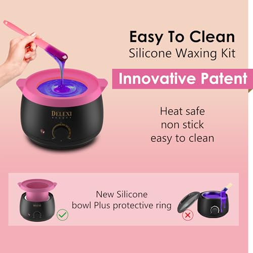 Premium Waxing Kit for Sensitive Skin ? Painless Hard Wax Beads, Safe Wax Warmer, Pre/Post Care Spray, Salon-Grade Results at Home for Face, Bikini, Brazilian & Full Body