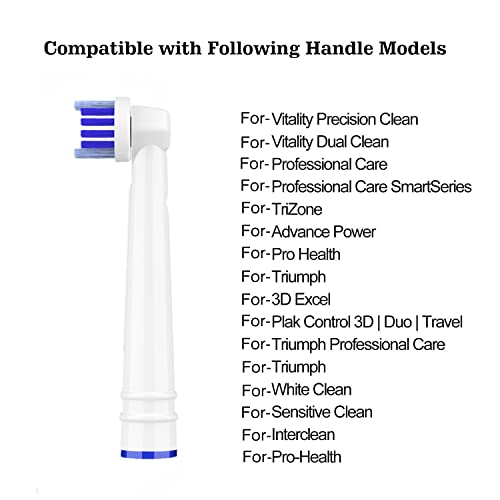Replacement Toothbrush Heads Compatible with Oral B Braun,16 Pack Electric Toothbrush Heads Brush Heads Refill for Oral-B 7000/Pro 1000/9600/ 500/3000/8000