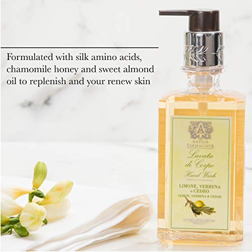 Antica Farmacista Hand & Body Wash - Luxury Nourishing Body Wash - Hydrating Hand Cleansing Wash - Bath & Body Gift - Acqua, 10 fl oz