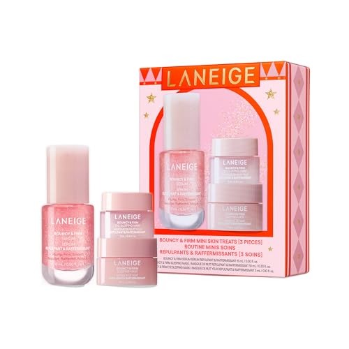 LANEIGE Bouncy & Firm Serum: Korean Slow Aging Collagen Serum with Peptides for Plumping, Firming, & Hydrating
