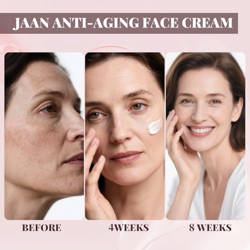 JAAN 1.76 FLOZ Brightening & Anti-Aging Face Cream, Korean Whitening Cream, Wrinkle Cream for Women, Firming Face, KFDA-Certified with Centella Moisturizer, 50ml