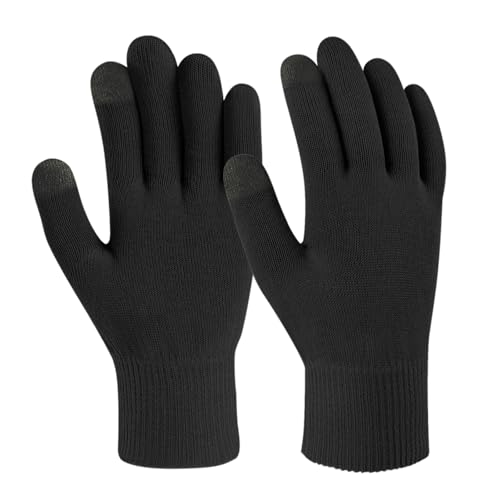MIG4U Moisturizing Beauty Gloves Touch Screen Overnight Sleeping Glove Large for Men SPA, Dry Hands, Nighttime Lotion, UV Protection, Cosmetic Treatment, XL Black 1 Pairs
