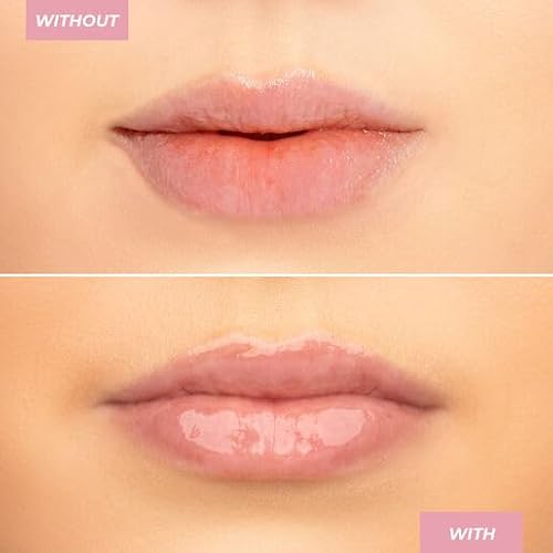 MCoBeauty - Peptide Treatment - High Gloss Lip Plumper with Peptides and Shea Butter - Sheer Pink Shade - Plumps and Smooths - Softens Appearance of Dry Lips - Stocking Stuffers