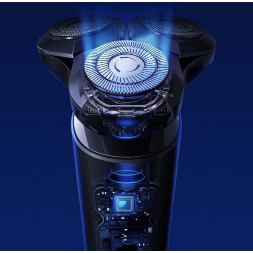 Xiaomi Electric Shaver S700, Ceramic Blades with Ultra-long Service Life, Full-coverage Aluminum Alloy Body, Direct-drive Brushless Motor for Quiet Operation, 3 Speeds, Black