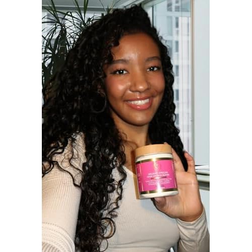 Chebe Hair Growth and Thickening Butter - Ayurvedic Deep Conditioner with Shea, Cocoa, Mango Butter, Fenugreek, and Rosemary for All Hair Types, 8 oz