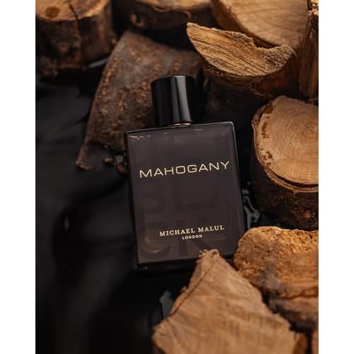 Michael Malul Jet Black Mahogany Eau de Parfum for Men - 100ml | 3.4oz