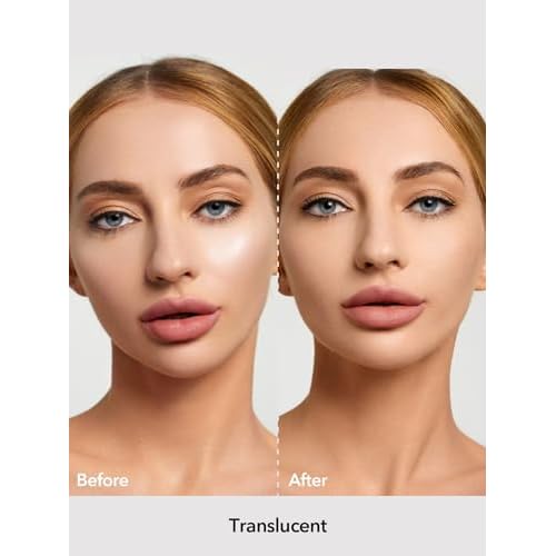 SHEGLAM Baked Glow Setting Powder Oil Control Loose Face Powder Translucent Pore-Less Flawless Smooths Fine Lines Glowy Powder - Translucent