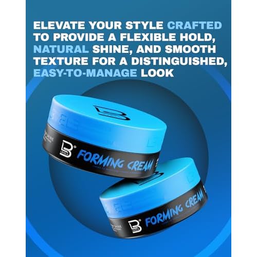 L3 Level 3 Forming Cream - Natural Look Hairstyle - Improves Volume - No Stickiness Level Three Hair Cream