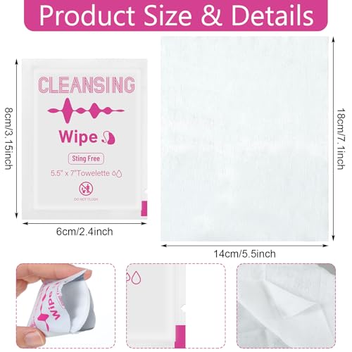 Timgle 200 Count Hearing Aid Wipes Cleaning Towelettes Individually Wrapped Phone Cleaning Wipes Laptop Cleaner Wipes for Earwax Sweat Removal from Earbuds Earmold Earplugs in Ear Monitors