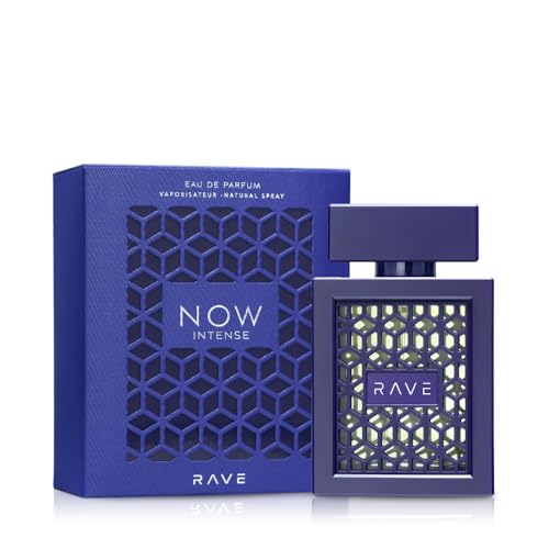 Lattafa Rave Now Intense Eau de Parfum Spray for Men, 3.4 Ounce