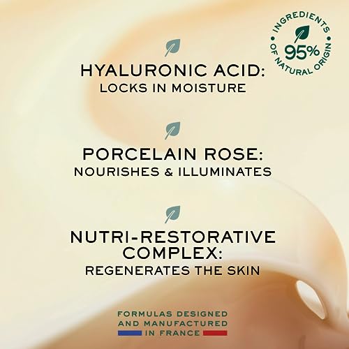 Nuxe Nuxuriance Gold Nutri-Fortifying Oil-Cream, Anti-Aging, Redensifying, Illuminating Face Moisturizer with Hyaluronic Acid & Nutri-Restorative Complex, 1.7 Fl Oz