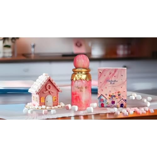 Paris Corner | Marshmallow Blush EDP | A Unique Gourmand Marshmallow Strawberry Perfume for Women | Long-Lasting Sweet Scent Fragrance for Daily Use (3.4 Fl Oz)