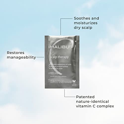 Malibu C Scalp Therapy Wellness Remedy ? Dry Scalp Treatment to Soothe and Moisturize Dry Skin with Vitamin C and Zinc Gluconate ? Restores Manageability