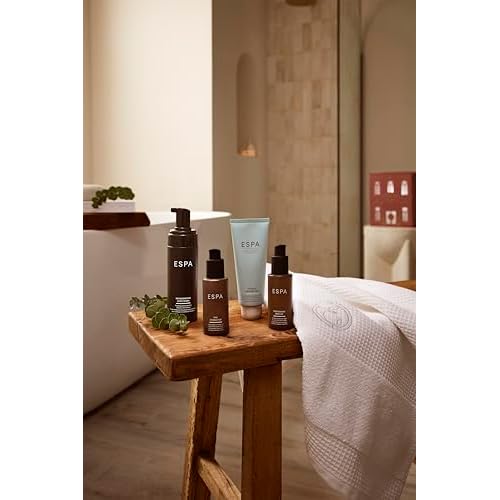 ESPA | Wellness Men's Collection | Worth $116 | Selfcare For Him | Includes Face Wash, Hydrator, Shower Gel and Post-Shave Rescue