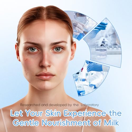 Milk Skincare Sets for Teen Girls,10IN1 Skin Care for Teens 10-12,Milk Skin Care Routine Kit for Women,Girls 10-12,Teen Skin Care Kit,Mother Day Gifts,Moisturizing & Gentle (One Size, Milk StyleB)