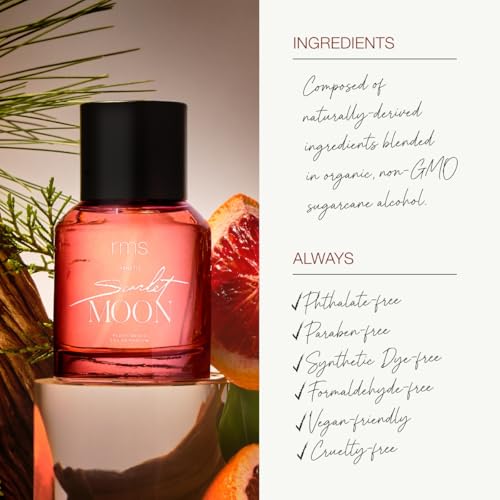 RMS Beauty x Heretic Scarlet Moon Eau De Parfum - Unisex Perfume, Luxury and Clean Perfume for Women and Men, Orange Cedarwood Cologne for Women