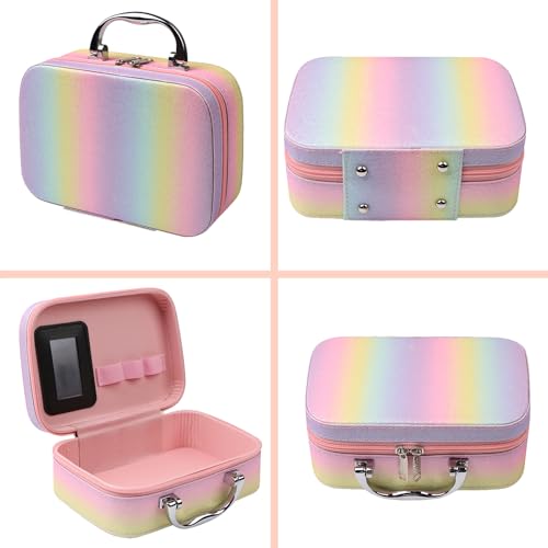 All In One Makeup Set,makeup set for girls,Makeup Gift Set for Women & Girls,Make up Cosmetic Storage,Rainbow Gift Cosmetic Case