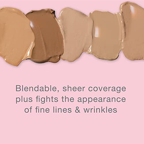 Neutrogena Retinol Treatment & Tinted Facial Moisturizer, Healthy Skin Anti-Aging Perfector, Broad Spectrum SPF 20 Sunscreen & Titanium Dioxide, Blendable Sheer Coverage, 30 Light to Neutral, 1 fl. Oz