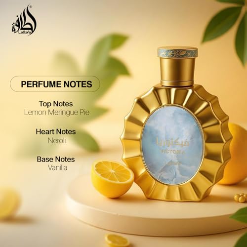 Lattafa Victoria for Women Eau de Parfum Spray, 3.4 Ounce / 100 ml