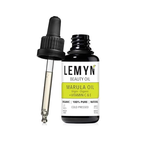 Virgin Marula Face Oil | Supercharged with Vitamin C & E | Freshly Made | Intense Hydration & Radiance Boost | Anti-Aging Skin Care and Face Moisturizer | Organic ? Vegan ? Cruelty-Free