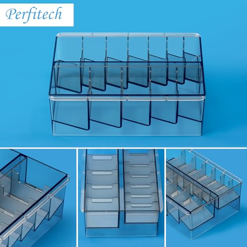 Clipper Guard Holder Organizer with 12 Slots, Sturdy PC Material