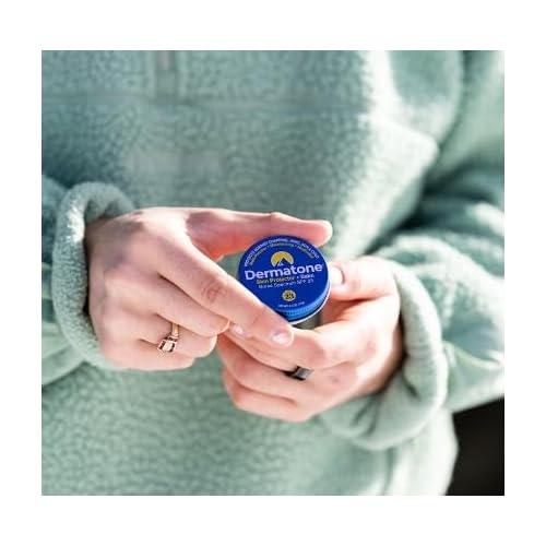 Dermatone Skin Protector Balm | Classic Tin 2-Pack Stocking Stuffer | All Year Long Skin Protection | Moisturizing | Heals & Repairs | SPF23 | Ski Balm | Advanced Skin Therapy, 0.5 oz