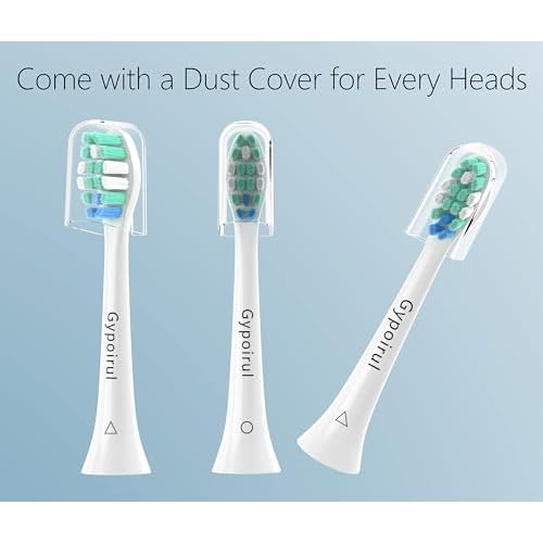 Toothbrush Replacement Heads Compatible with Philips Sonicare Replacement Heads, Electric Brush Head for 4100 5100 6100 9023 W Optimal Plaque Control 10 Pack