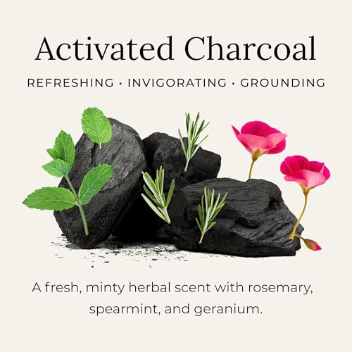 Little Seed Farm All Natural Deodorant Cream - Activated Charcoal - Aluminum Free Deodorant for Women or Men, Net Wt. 2.4oz | 68g