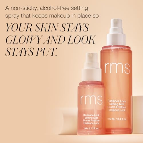 RMS Beauty Radiance Lock Setting Mist ? Hydrating Makeup Setting Spray, Dewy Finish, Long-Lasting Makeup Fixer, Skin Soothing Botanicals, Refreshing Face Mist, 2 fl oz