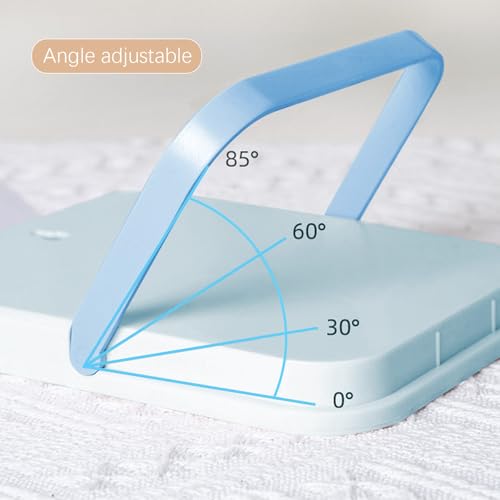 Desk Mirror, 6.7 Inch Vanity Mirror, Makeup Mirror with 1-Hanging Port, 1 Travel Makeup Mirror with U-Shaped Bracket for Makeup Desk £¦ Dressing Room (Green)