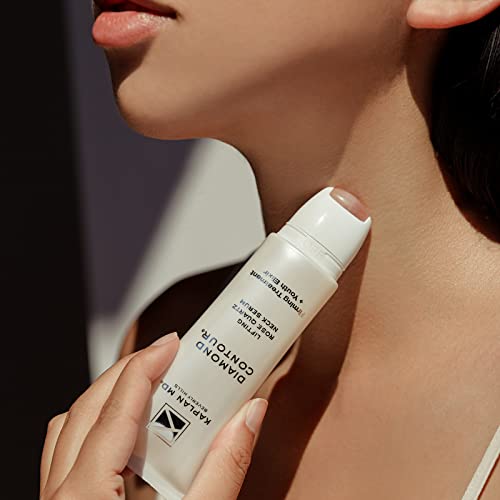 KAPLAN MD Diamond Contour Lifting Rose Quartz Neck Serum, Firming Treatment + Youth Elixir, 1.7 oz.