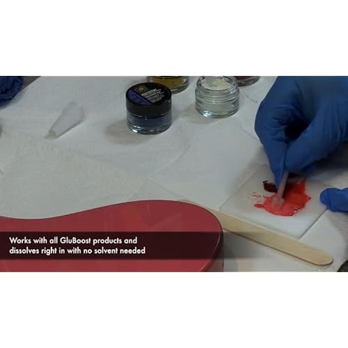 GluBoost MasterTint Jars ? Long-Lasting Color Additives for Perfect Color Matching ? Works with MasterGlu & Fill n¡¯ Finish Pro ? No Solvent Needed - Red