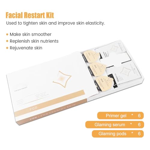 Oxygen Bubble Refill Kit (5 Sets) - 30 Pods + Primer Gel + Serum for CO2 Facial Machine | Salon & Home Spa System