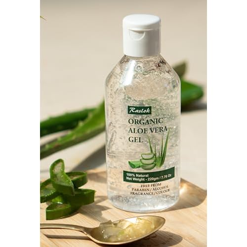 Aloe Vera Gel | 100% Pure Natural Aloe Gel For Moisturizing Face Skin & Hair Care,Durable Moisturizing Hydrating Soothing, Non-Sticky (7.7 OZ)