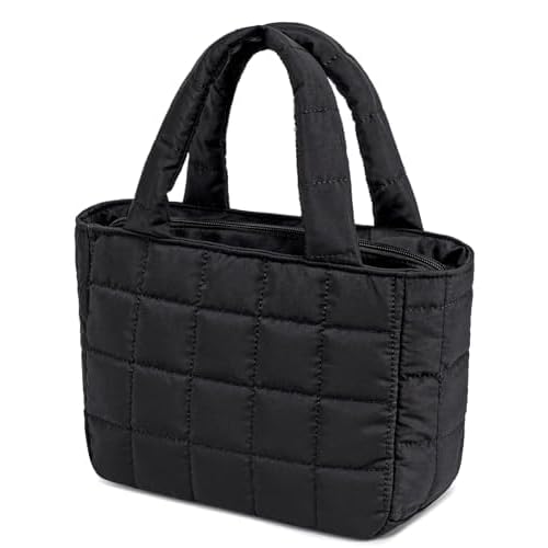 CAMTOP Makeup Bag Women Girls Cosmetic Bags Travel Toiletry Purse Zipper Pouch (Black)